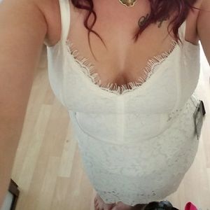 Expess Piped lave sheath dress-NWT